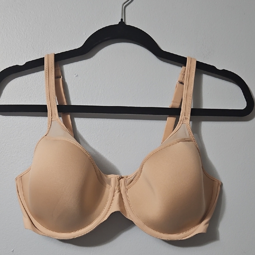 Bali Elegant Boost Underwire Tan Seamless Lightly Padded Bra Size 38C